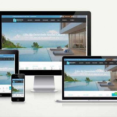 Hazır Otel Web Sitesi Resorts v6.0